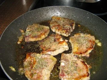 Rezept: Lammkoteletts auf Chicorée - Fenchel Gemüse - gratiniert Bild Nr. 5 Lammkoteletts auf Chicorée - Fenchel Gemüse - gratiniert - Rezept - Bild Nr. 5