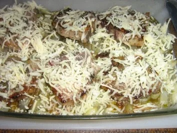 Rezept: Lammkoteletts auf Chicorée - Fenchel Gemüse - gratiniert Bild Nr. 7 Lammkoteletts auf Chicorée - Fenchel Gemüse - gratiniert - Rezept - Bild Nr. 7