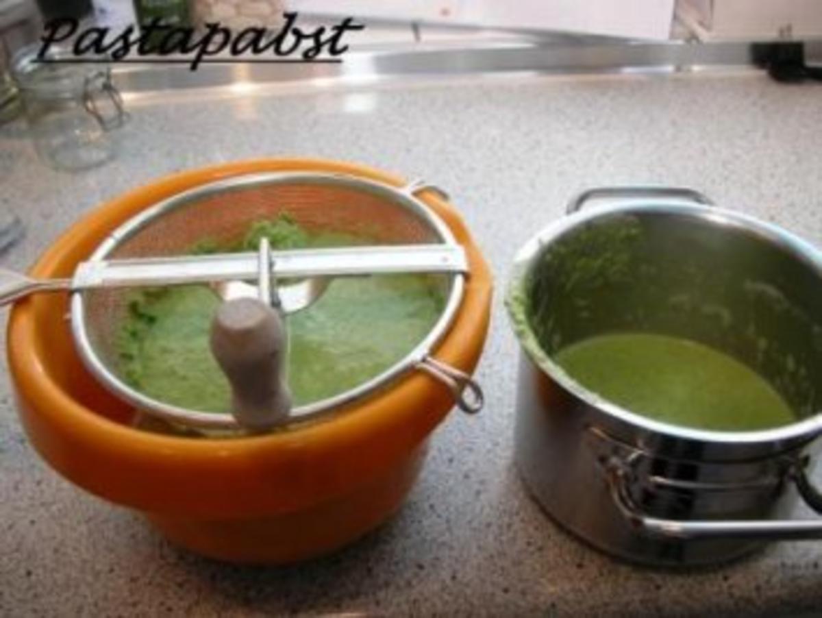 Erbsen-Curry-Suppe mit Minz Schaum - Rezept - Bild Nr. 3