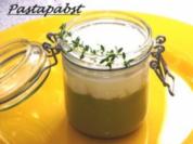 Erbsen-Curry-Suppe mit Minz Schaum - Rezept