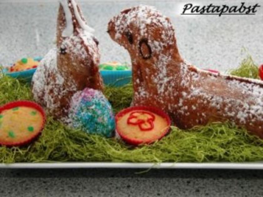 Osterlamm und Osterhase - Rezept mit Bild - kochbar.de