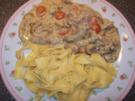 Geschnetzeltes mit Bandnudeln - Rezept