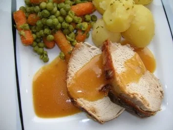 Honig-Senf-Braten - Rezept