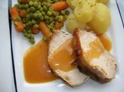 Honig-Senf-Braten - Rezept