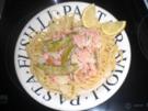 Lachs-Gemüse-Spaghetti in ZItronensoße - Rezept