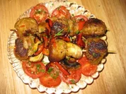 Versteckte KARTOFFEL- Hackfleisch-Spießchen.... - Rezept