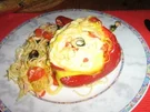 Gefüllte Paprika mit Saghettini und Oliven - Rezept