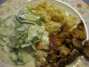 Fleisch - Hähnchengyros - Rezept