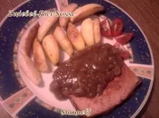 Fleischkäse in Zwiebel-Bier-Sosse - Rezept