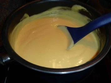 Käseschnitzel mit Blumenkohl,Salzkartoffeln und Sauce Hollandaise - Rezept - Bild Nr. 6