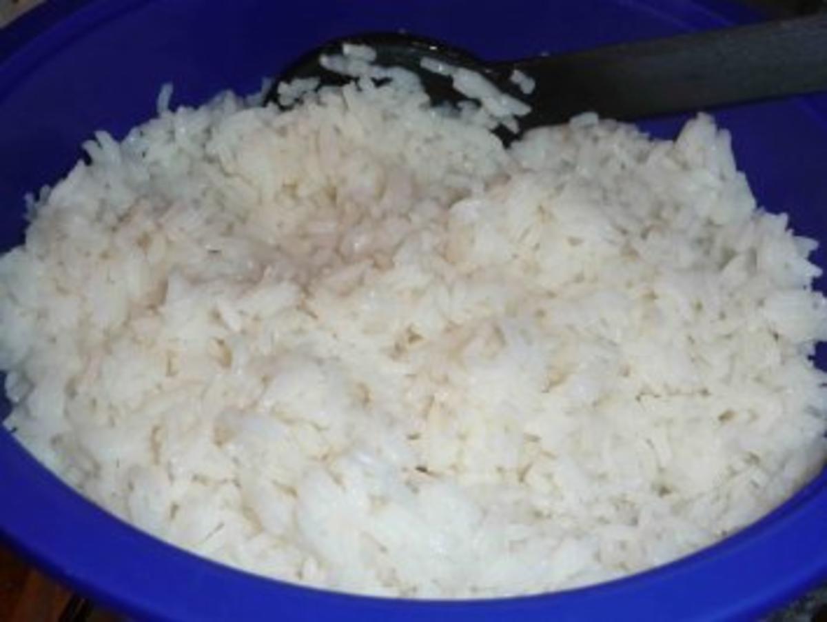Ratatouille auf Reis mit Backfisch - Rezept - Bild Nr. 3