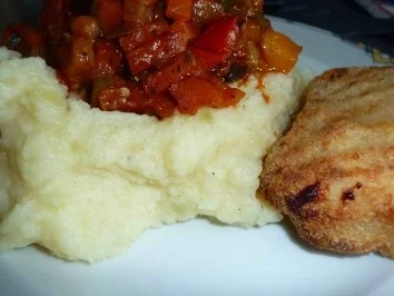 Ratatouille im Kartoffelnest mit Hähnchen-Cordon Bleu - Rezept - Bild Nr. 4