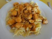 Pute in Tomaten-Senf-Soße - Rezept