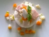 Rezept: Dreierlei Fisch in Wurzelgemüse- Zitronen- Soße Bild Nr. 2 Dreierlei Fisch in Wurzelgemüse- Zitronen- Soße - Rezept - Bild Nr. 2