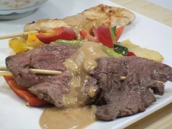 Rezept: zweierlei Saté zweierlei Saté - Rezept