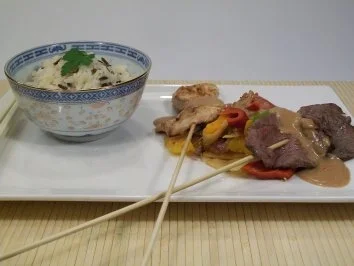 Rezept: zweierlei Saté Bild Nr. 2 zweierlei Saté - Rezept - Bild Nr. 2