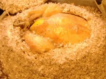 Rezept: Maispoularde im Salzmantel Bild Nr. 5 Maispoularde im Salzmantel - Rezept - Bild Nr. 5