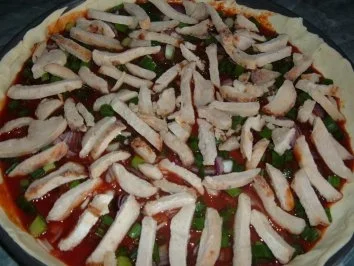 Pizza....."SCHNEEROSE ´´ - Rezept - Bild Nr. 3