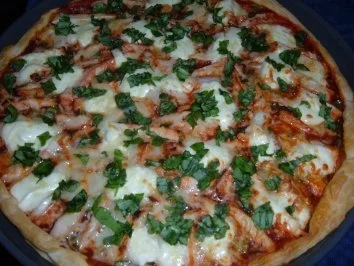 Pizza....."SCHNEEROSE ´´ - Rezept