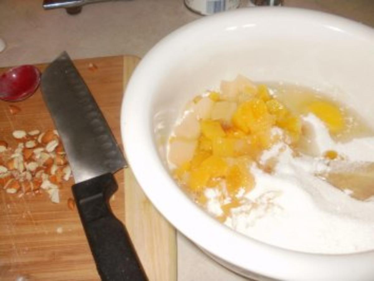 Kuchen - 5 Minuten Schnellkuchen mit Dosenfrucht - ohne Fett- einfach lecker - Rezept - Bild Nr. 3