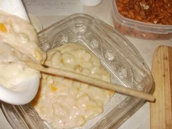 Kuchen - 5 Minuten Schnellkuchen mit Dosenfrucht - ohne Fett- einfach lecker - Rezept - Bild Nr. 4