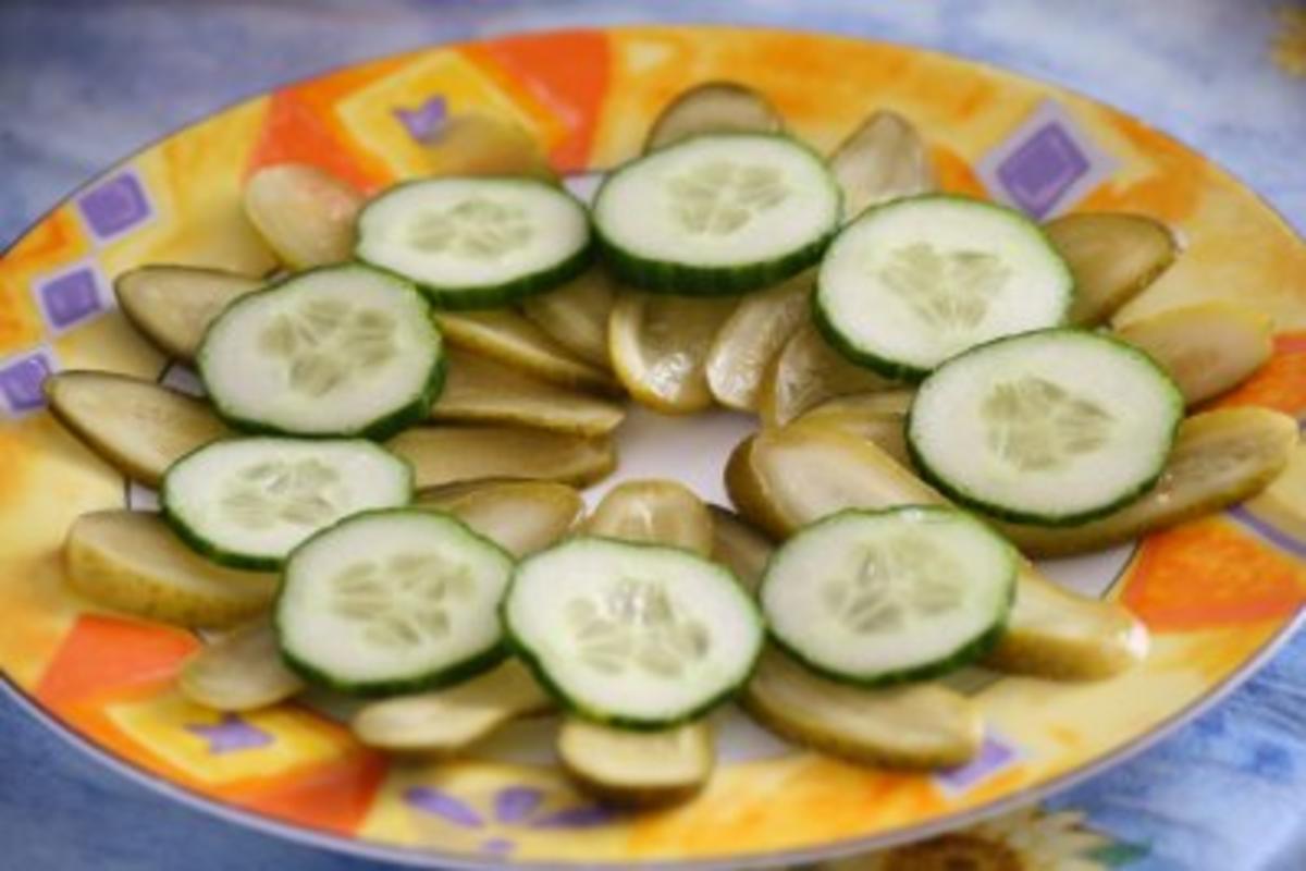 Kartoffel - Gurken - Salat mit Roter Bete - Rezept - Bild Nr. 2