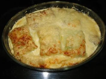 Überbackene Maultaschen - Rezept