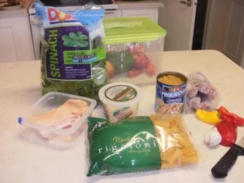 Rezept: Pasta: Farmers Rigatoni Style - Pasta mir Spinat, Bohnen und Bacon -Bratwurst Bild Nr. 2 Pasta: Farmers Rigatoni Style - Pasta mir Spinat, Bohnen und Bacon -Bratwurst - Rezept - Bild Nr. 2