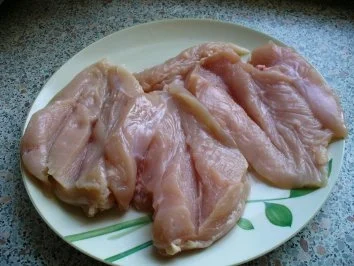 Rezept: Hähnchenbrust gefüllt mit Banane Bild Nr. 3 Hähnchenbrust gefüllt mit Banane - Rezept - Bild Nr. 3