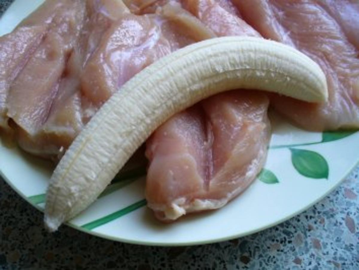 Hähnchenbrust gefüllt mit Banane - Rezept - Bild Nr. 4