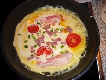 Fl/Schwein: Herzhafte Pfannkuchen - Rezept - Bild Nr. 2