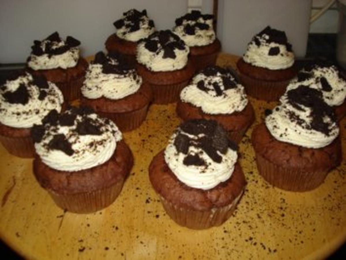 Oreo Cupcakes (12 Stück) - Rezept - Bild Nr. 2
