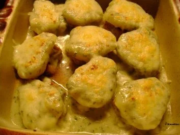 Rezept: Fleisch: Gratinierte Schweinemedaillons an Birnen Gorgonzolarahm Bild Nr. 3 Fleisch: Gratinierte Schweinemedaillons an Birnen Gorgonzolarahm - Rezept - Bild Nr. 3