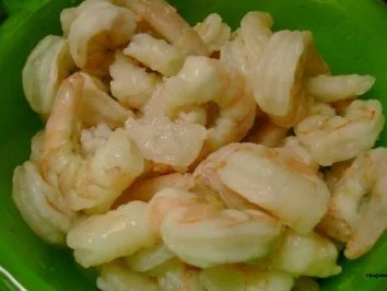 Pasta mit Graved Lachs - und Riesengarnelen - Rezept - Bild Nr. 3