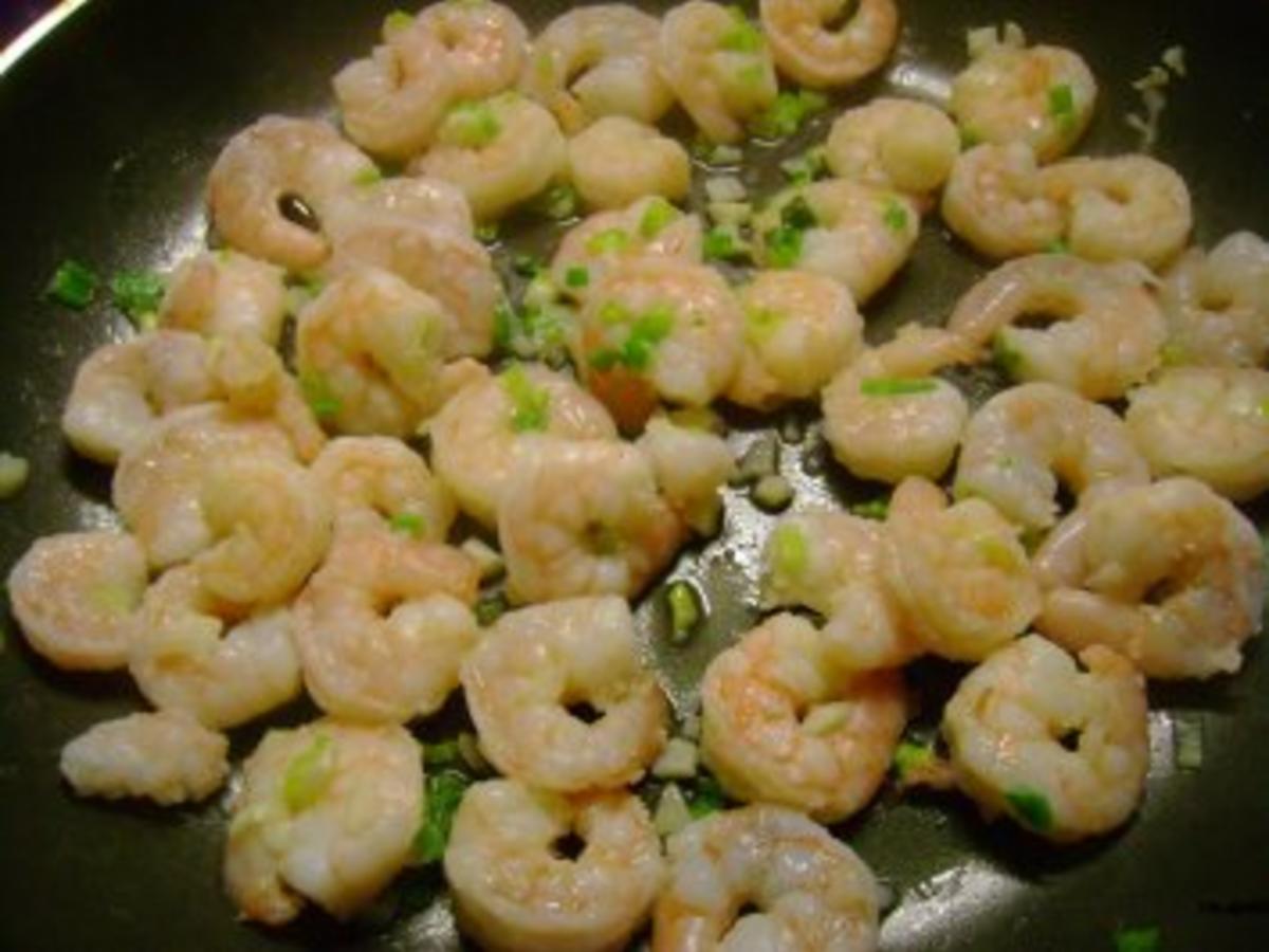 Pasta mit Graved Lachs und Riesengarnelen - schnell &amp; einfach - von Kajo