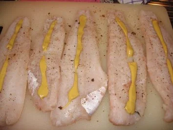 Alaskaseelachsröllchen gefüllt und Buchweizen "Russische Art" - Rezept