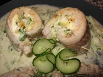 Alaskaseelachsröllchen gefüllt und Buchweizen "Russische Art" - Rezept - Bild Nr. 6