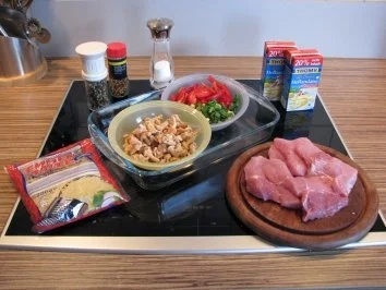 Rezept: "HAUPTGERICHT" mein bunter Schnitzelauflauf Bild Nr. 2 "HAUPTGERICHT" mein bunter Schnitzelauflauf - Rezept - Bild Nr. 2