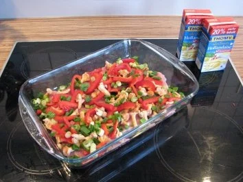 Rezept: "HAUPTGERICHT" mein bunter Schnitzelauflauf Bild Nr. 3 "HAUPTGERICHT" mein bunter Schnitzelauflauf - Rezept - Bild Nr. 3