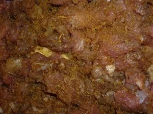 Rezept: Kartoffel-Gyrospfanne auf Rucola mit Auberginen-Nocke Bild Nr. 2 Kartoffel-Gyrospfanne auf Rucola mit Auberginen-Nocke - Rezept - Bild Nr. 2