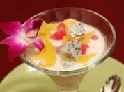 Taptim Grob – Rote Rubine mit thailändischen Früchten (Kelly Trump) - Rezept