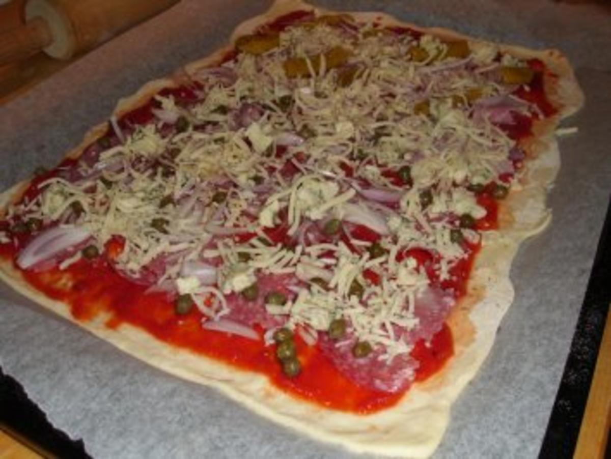 Pizza halb und halb - Rezept - Bild Nr. 3
