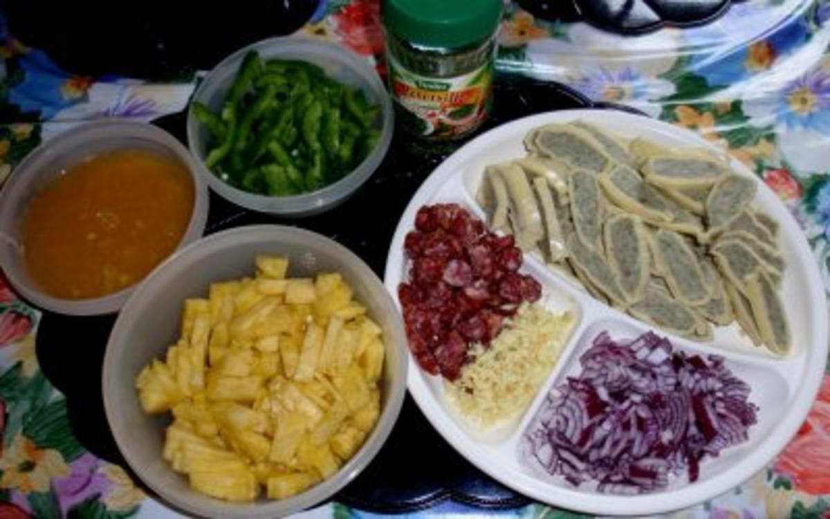Maultaschen - deftig-süß/scharf - Rezept - Bild Nr. 3
