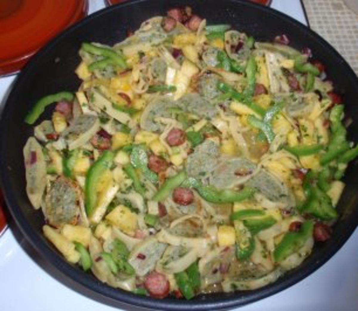 Maultaschen - deftig-süß/scharf - Rezept - Bild Nr. 5
