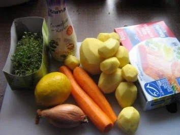 Kartoffel-Möhren-Rösti mit Wildlachsfilet an Kressesauce - Rezept - Bild Nr. 2