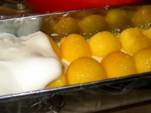 Rezept: Mangos im Schnee Mangos im Schnee - Rezept