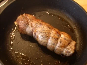 Rezept: Gefülltes Lendchen mit jungen Möhren Bild Nr. 5 Gefülltes Lendchen mit jungen Möhren - Rezept - Bild Nr. 5