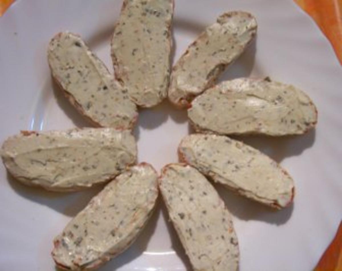 Zwischensnack: Schinken-Käse-Bruscetta, überbacken - Rezept - Bild Nr. 4