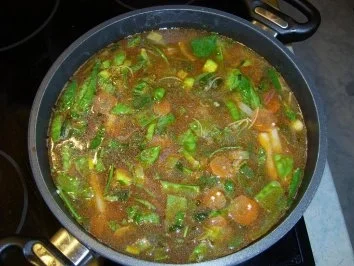 Frühlingssuppe mit Wintergemüseresten - Rezept - Bild Nr. 7