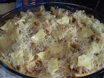 Rezept: Makkaroni-Hack-Auflauf Bild Nr. 3 Makkaroni-Hack-Auflauf - Rezept - Bild Nr. 3